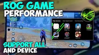 Rog game turbo performance gaming🔥 support all game and device 