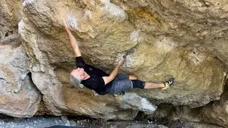 Main Wall Left V4 (Mount Charleston Bouldering, The Subway 2023)#bouldering #climbing #rockclimb