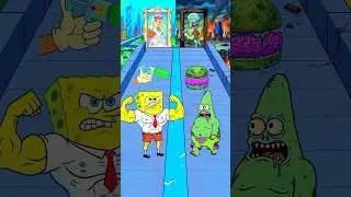 GymBoss SpongeBob vs Zombie Patrick Star #shorts #spongebob #funny