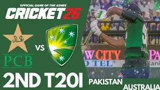 Pakistan vs Australia | 2ND T20I MATCH | CRICKET 26 GAMEPLAY