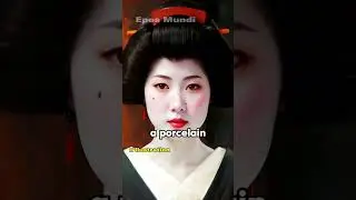 Weird History Facts: Geisha's Porcelain Makeup Tradition  #history #weirdhistory #japan