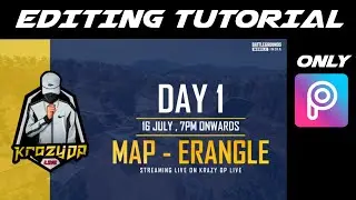 How to make Tournament Thumbnail in Picsart | Tutorial | Omkar Editz