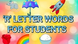 R letter words for students#school#activeclassroom 