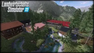 LS22 Hof Vorstellung - Milchbetrieb in den Alpen / InGame Mapping