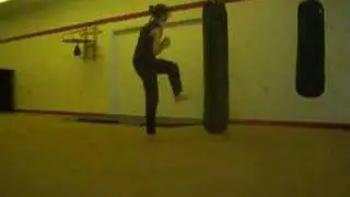 Kayla Oudthone Heavy Bag workout