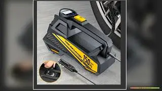 Corded Portable Car Air Pump Upgraded 12V 150PSI Electric Tire Inflator Pump Motorcycle Bike Ball