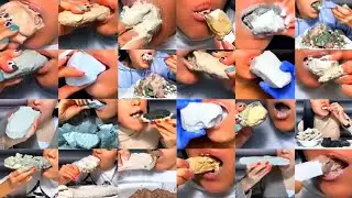 Chalk and Clay paste crunch💆🥰😋🍫