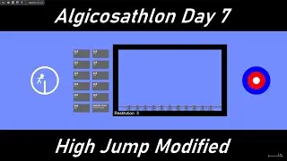 Algicosathlon Day 7 - High Jump Modified