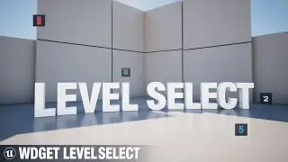 Level Select With Widget Setup| #UnrealEngine5