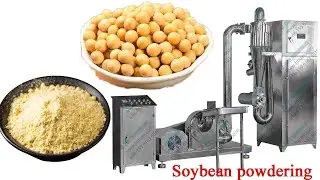 Soybean Grinder Machine | Automatic Powder Grinding Equipment | Small milling Pulverizing machine |