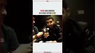 Drake was shocked by a fans tattoo 😳🤯