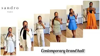SANDRO PARIS HAUL - Try-on on postpartum body