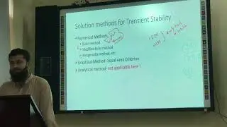 Class 6 | Transient state stability 