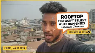 My City From Above: Rooftop Real Talk 🏙️Aaj Ki Shaam Chhat Ke Naam | Daily Vlog