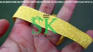 Military Gold Braid Suppliers, Gold Braid for Military Uniform, Military Braid Wholesale