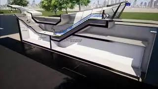 Underground Metro Station_Entry Structure | Section Plane Animation  | Twinmotion 2020