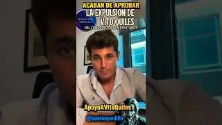 VITO QUILES !!! APROBADA LA LEY QUE LO EXPULSAN DEL CONGRESO? APOYOAVITOQUILES #espa&ntilde;a #ultimahora