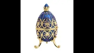 Jeweled Easter Eggs Trinket Box | Unique Gift for Her on Valentine's Day