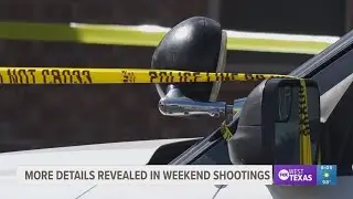 More details revealed in weekend shootings