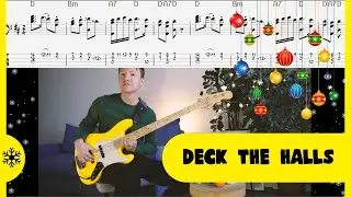 Deck the halls Bass Tabs Note