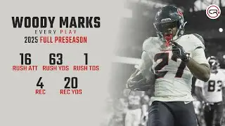 Woody Marks 2025 Preseason Highlights | Every Run, Target, and Catch