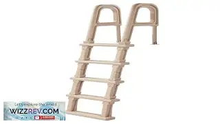 VEVOR Swimming Pool Ladder Inclined 5 Step Double Handrails Stair Non slip Heavy Duty