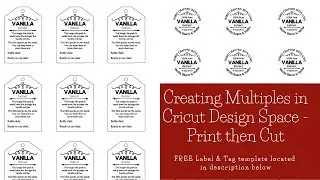 Duplicating and Creating Multiples in Cricut Design Space for a Print then Cut