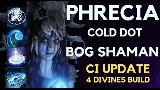 Обновление билда для шамана с билдом Cold Dot Bog Shaman - 4 Divs CI | PoE Phrecia 2.0