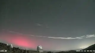 Aurora at Calar Alto after Solar Storm 2025-11-12