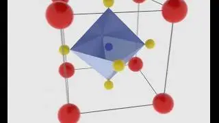 3D model of the perovskite nanostructure