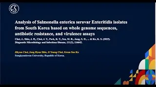65 Analysis of Salmonella enterica serovar Enteritidis isolates from South Korea based on whole geno