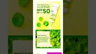 CICA FACE SUNSCREEN #suitable for all skin type#lowestpriceguaranteed #music #love #80smusic