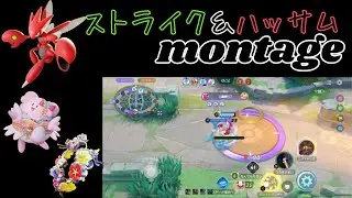 【ポケモンユナイト】ハッサム＆ストライクmontage！（ストライク）グリーンスターダイブ！（ハッサム）レッドスターダイブ！
