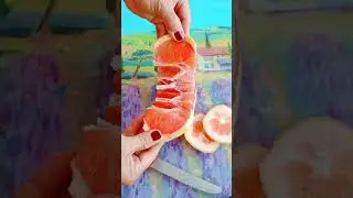 how to peel grapefruit : easiest way  #how #howto #shorts