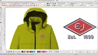 E J Electric Installation Embroidery logo for Jacket