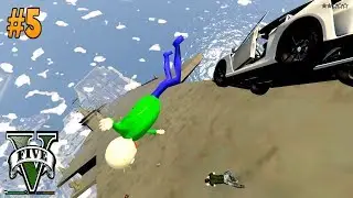 Baldi's Basics: RAGDOLLS JUMPS & FALLS [GTA5] - Compilation #5