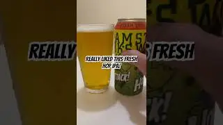Trying HOP ATTACK Fresh Hop IPA from Steamworks Brewing!! 🍻 #ipa #fresh #shorts