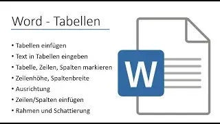 Word: Tabellen (1)