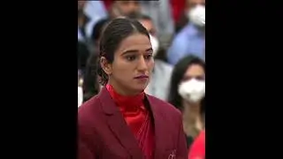 Hockey Player Monika Malik conferred with Arjuna Award 2021 by President Ram Nath Kovind #shorts