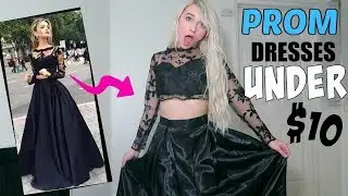 TRYING ON PROM DRESSES UNDER $10 FROM WISH | TRY ON HAUL