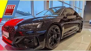 2025 Audi RS5 Sportback Performance edition 470hp in Sebring black with ceramic brakes etc.