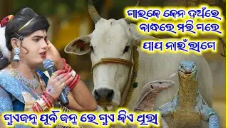 ଗାଈକୁ କେଉଁ ଦୁଆଁରେ ବାନ୍ଧିଲେ ମରିଗଲେ ପାପ ଲାଗେନାହିଁ #Ramakanta Radha Maa Benjaren Danda Chindaguda 