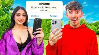 I Airdropped Plane Tickets To Strangers And Ended Up In _______?