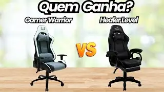 Cadeira Gamer  Elite Gamer Warrior GA228 vs Healer Level -  Qual é MAIS CONFORTÁVEL de Verdade 🔥�