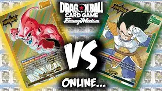 Dragon Ball Super Fusion World SB01 Manga Booster - Kid Buu (Yellow) vs Vegeta (Green)