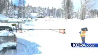 Snow Cat Hard At Work In Kingvale