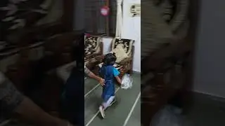 Aditi playing train 🚂🚃🚃🚃🚃🚃 with mummy 27-01-2026