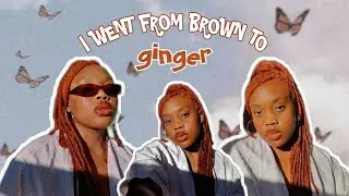 Bleaching & Dying My Locs *copper-red* | ROAD TO 100 SUBBIES | SOUTH AFRICAN YOUTUBER