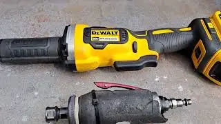 I bought a new tool,  a DeWalt cordless die grinder.