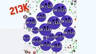 SKILLS AGARIO MOBILE WORLDRECORD????? 213K HIGHSCORE & PARTY MODE